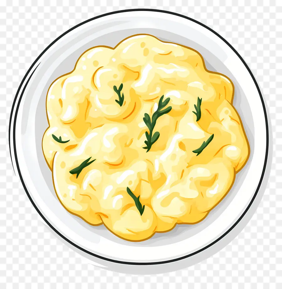 Omlet，Patates Püresi PNG