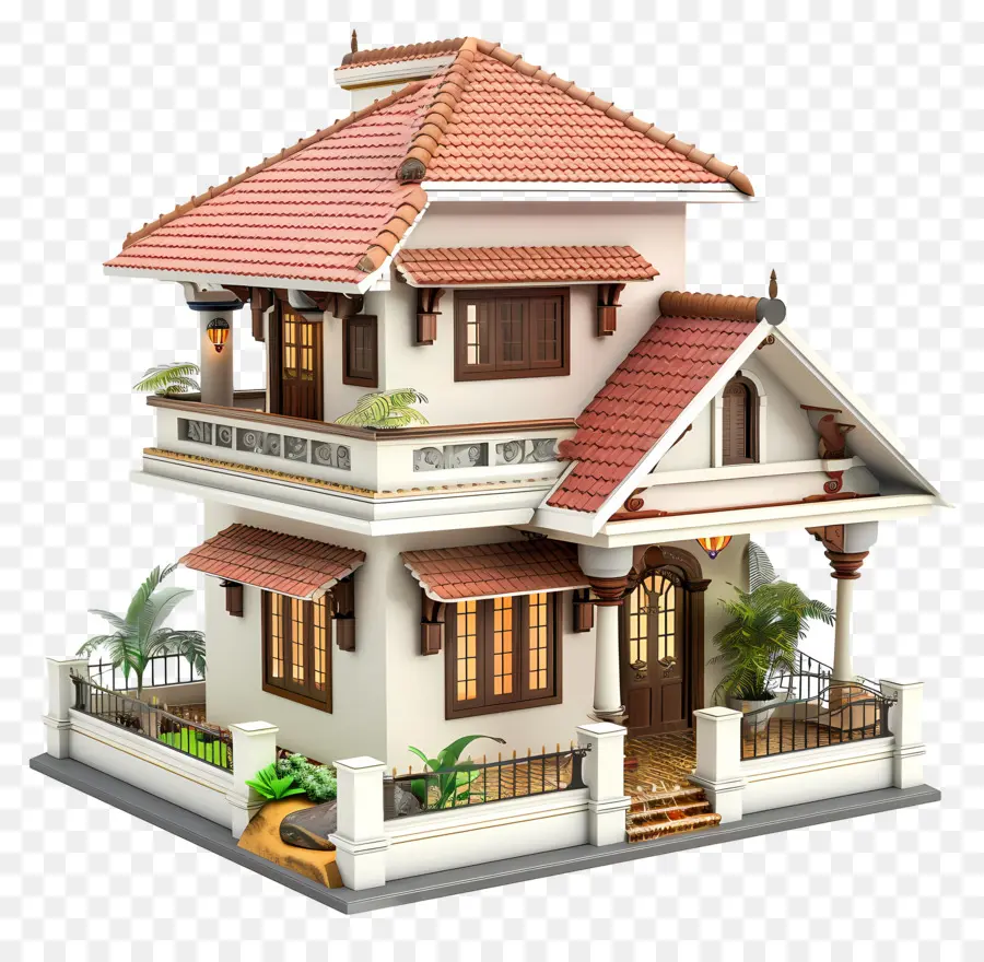 Kerala Evi，Geleneksel Ev PNG