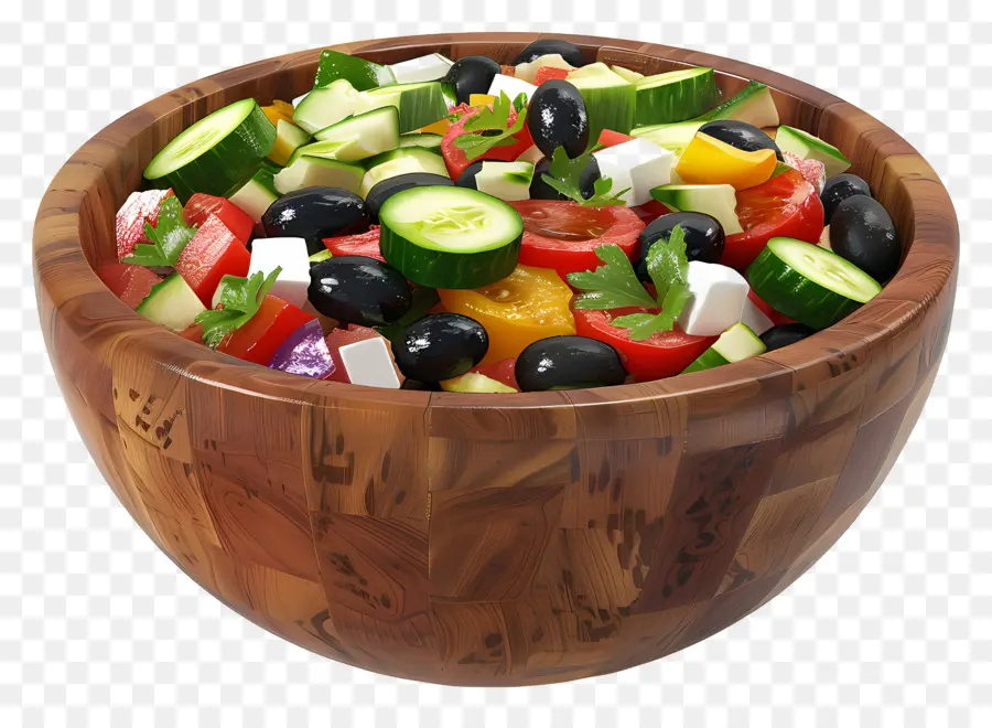 Yunan Salatası，Salata Kasesi PNG