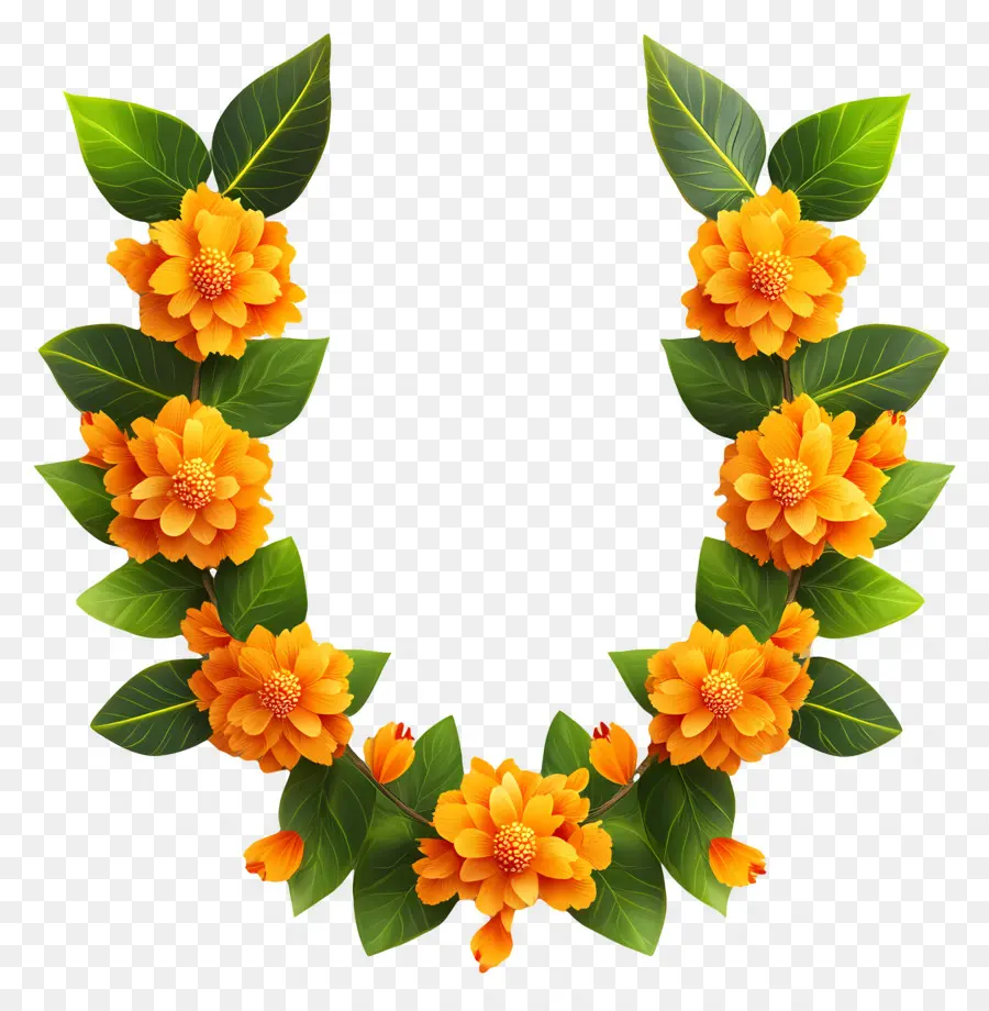 Ugadi çelengi，Çiçek Çelenk PNG