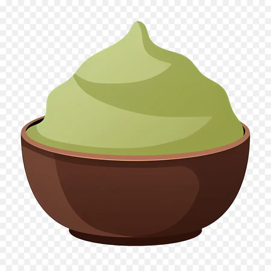 Matcha Tozu，Kasedeki Yeşil Ezme PNG