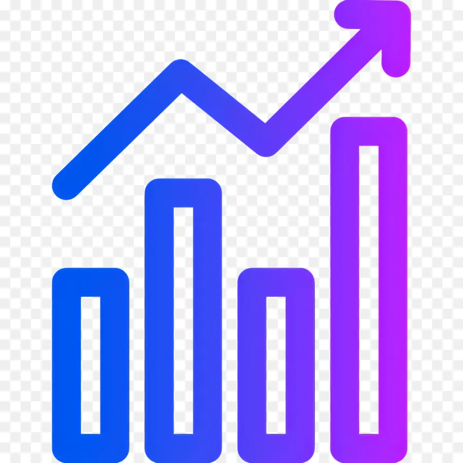 Büyüme Oku，Yükseliş Eğilimi Gösteren Grafik PNG