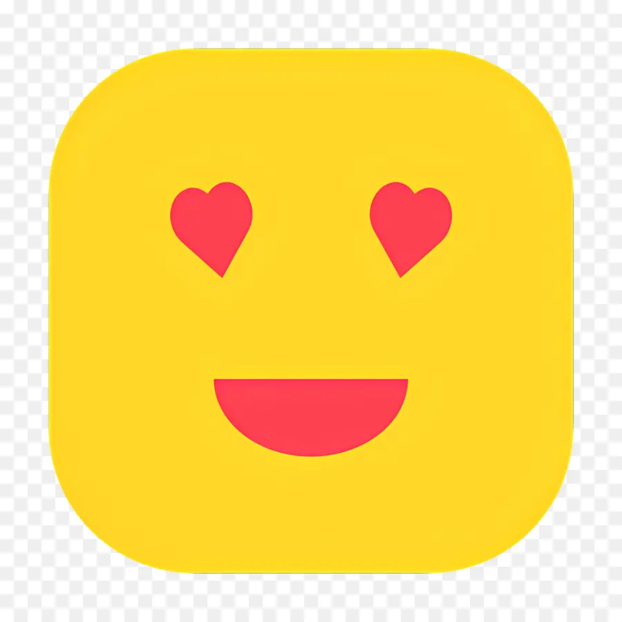 öpücük Emojisi，Kalp Gözler Emoji PNG