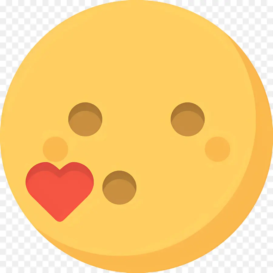 öpücük Emojisi，Düğme Emojisi PNG