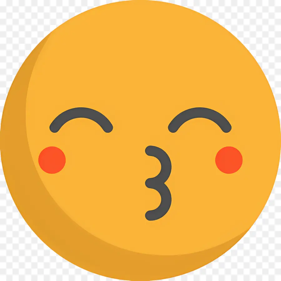 öpücük Emojisi，Sevimli Emoji PNG