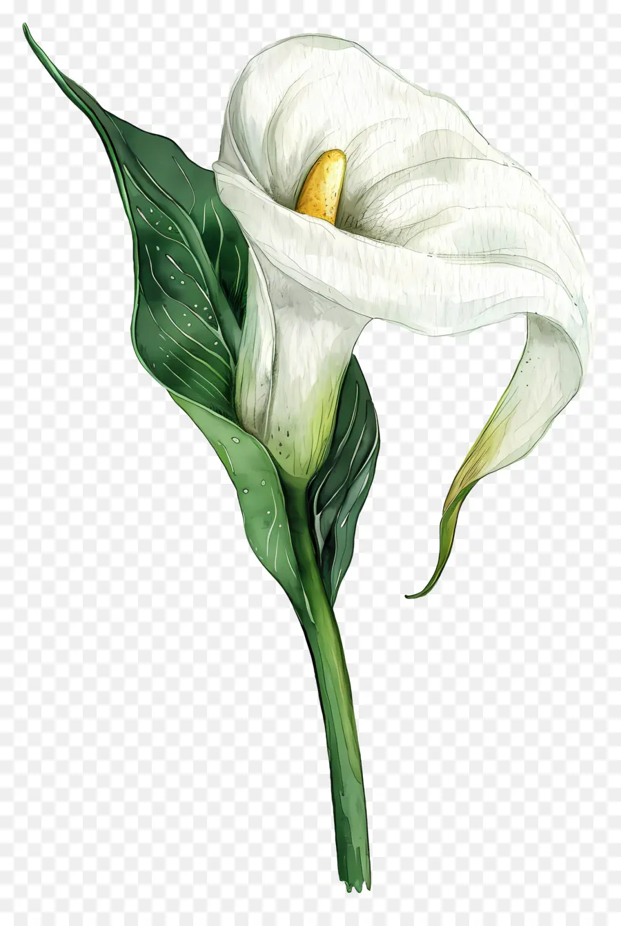 Calla Lily，Beyaz Calla Lily PNG