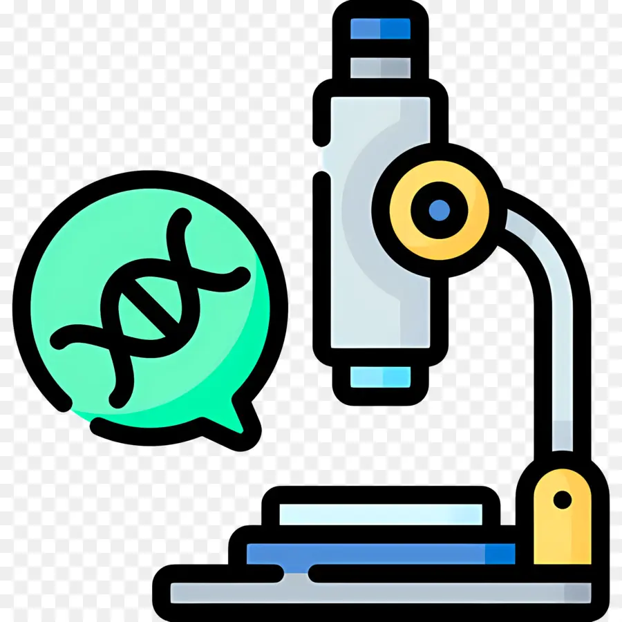 Bilim Laboratuvarı，Mikroskop Ve Dna PNG