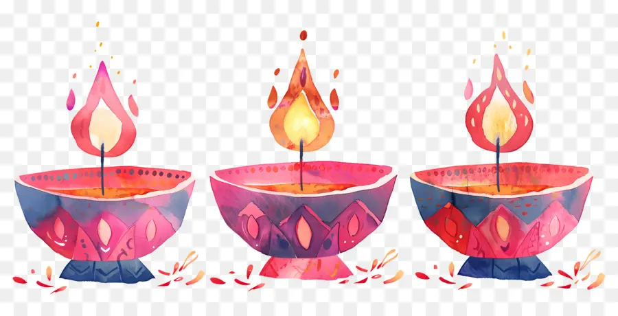 Diwali Diya，Diya PNG