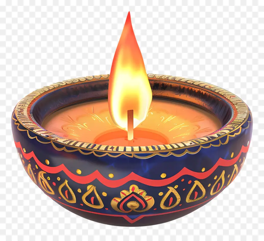 Diwali Mumu，çiçek Mum PNG