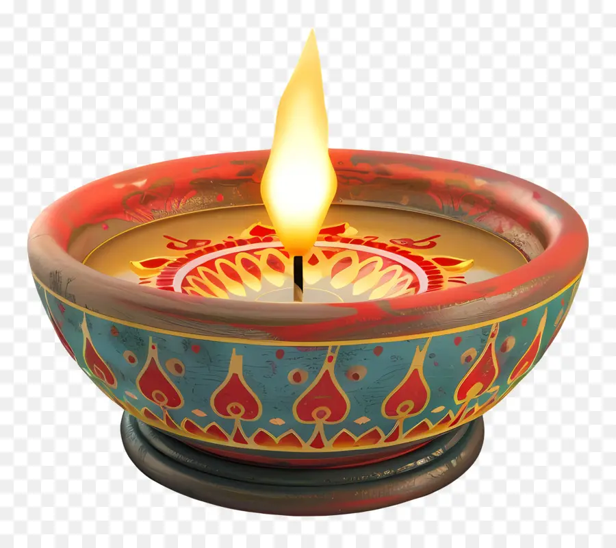 Diwali Mumu，Dekoratif Mum PNG