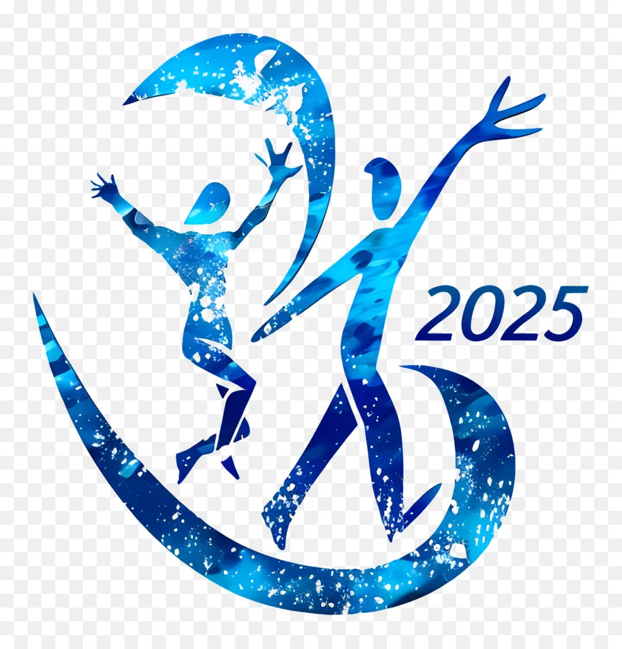 2025 Yılı，Mavi 2025 PNG