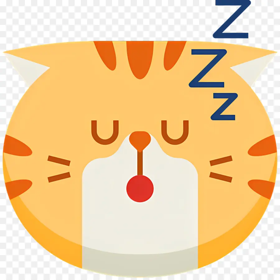 Uyuyan Kedi，Zzz PNG