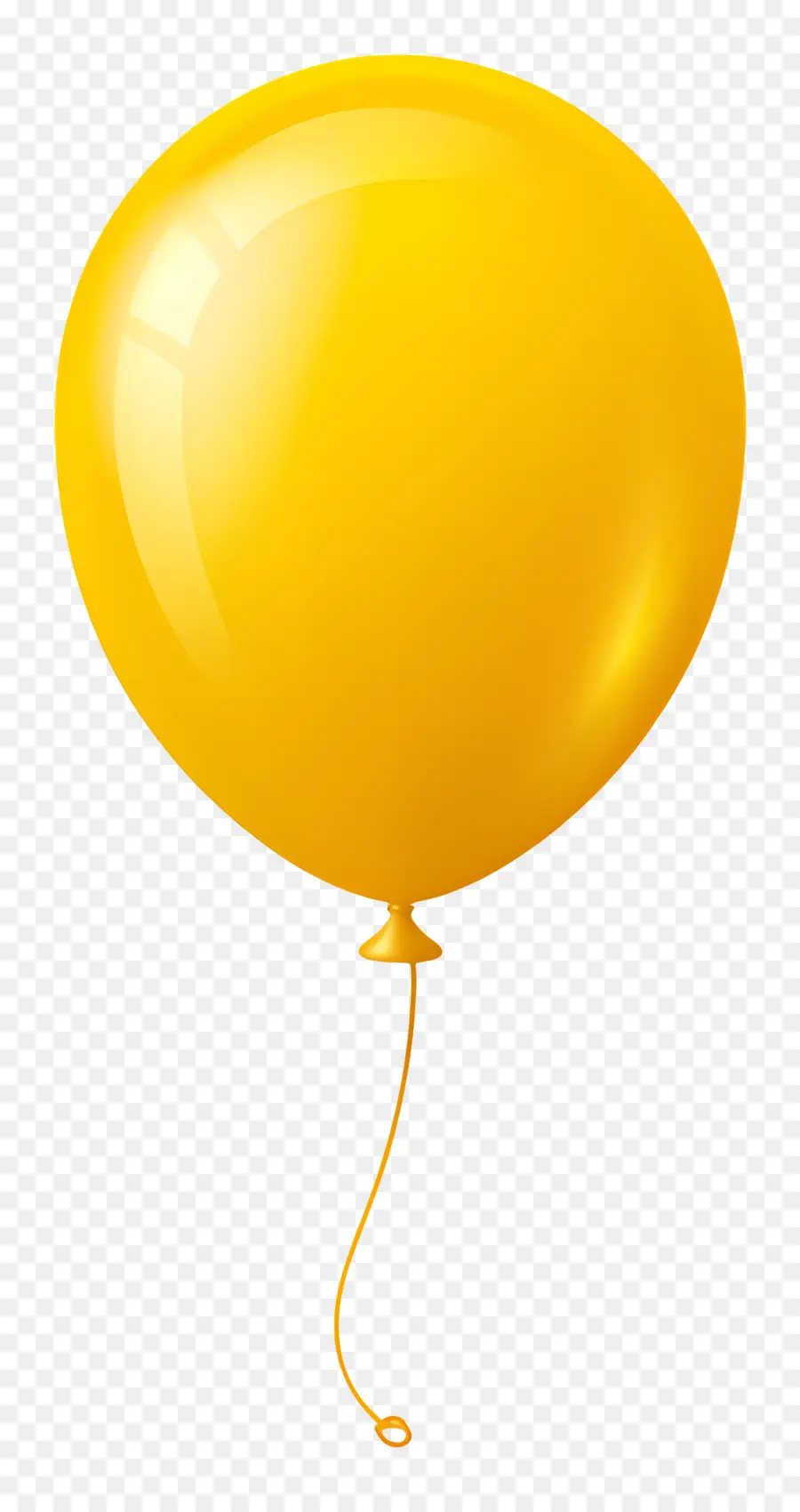 Tek Balon，Sarı Balon PNG