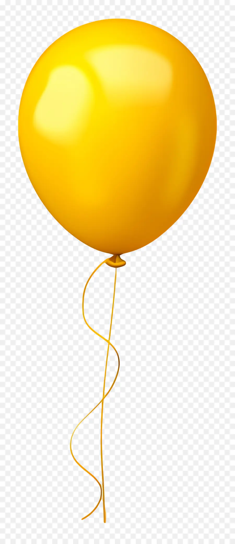 Tek Balon，Sarı Balon PNG