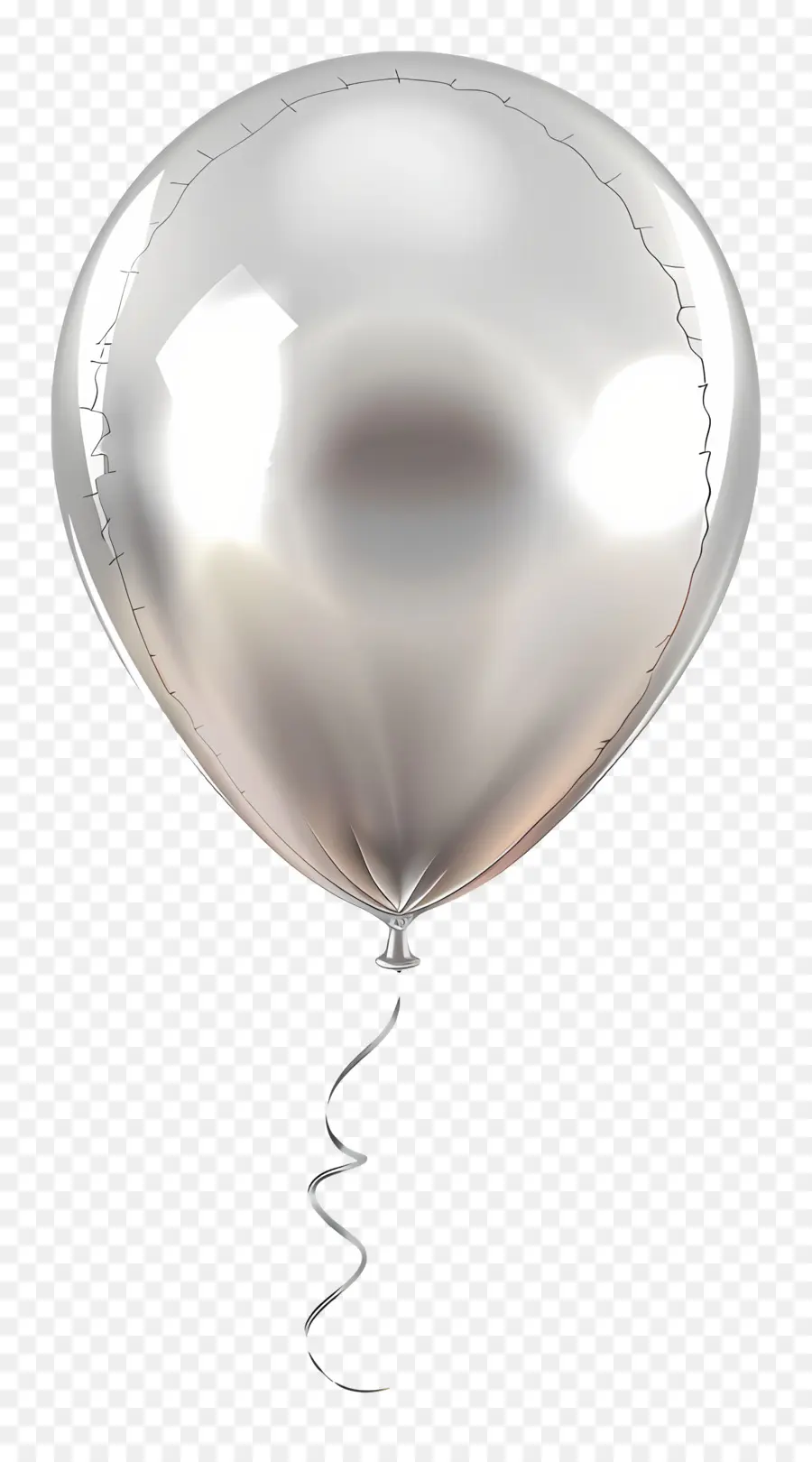 Tek Balon，Gümüş Balon PNG