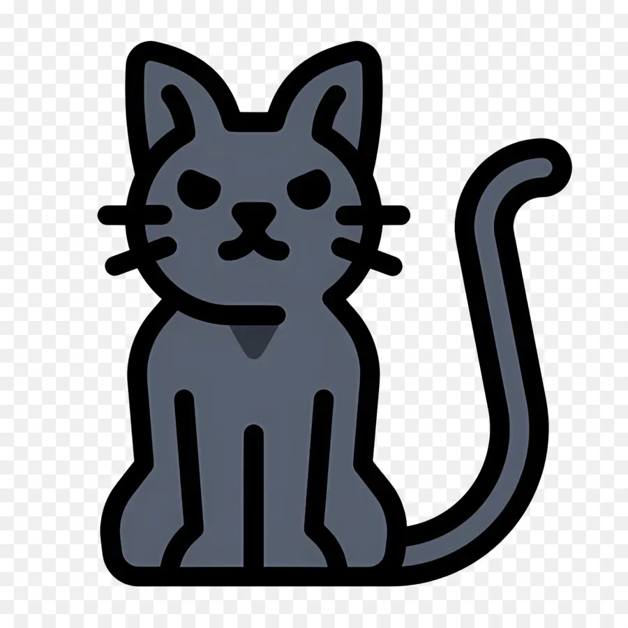 Cadılar Bayramı Kedi，Gri Kedi PNG