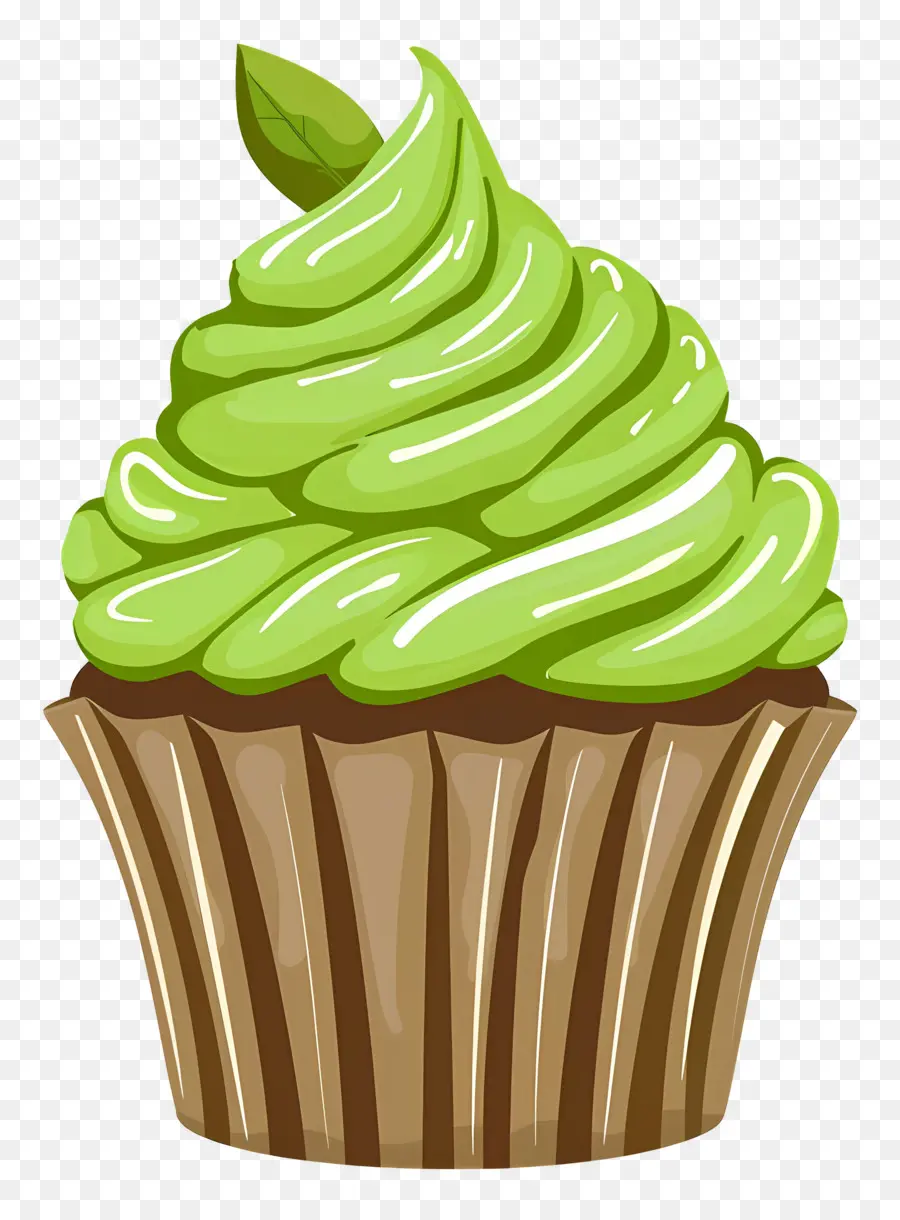 Matcha Cupcake，Kek PNG