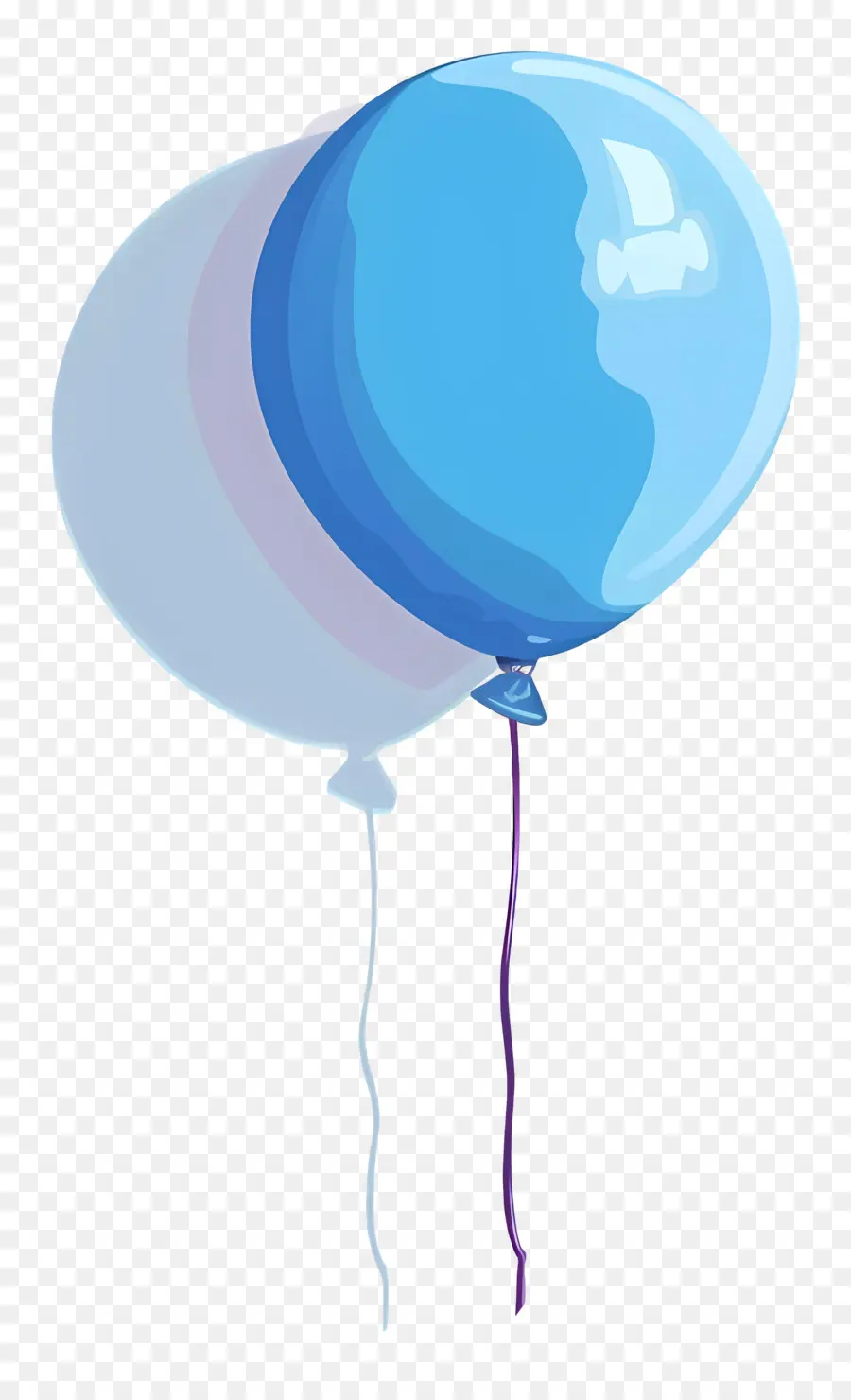 Tek Balon，Mavi Balon PNG