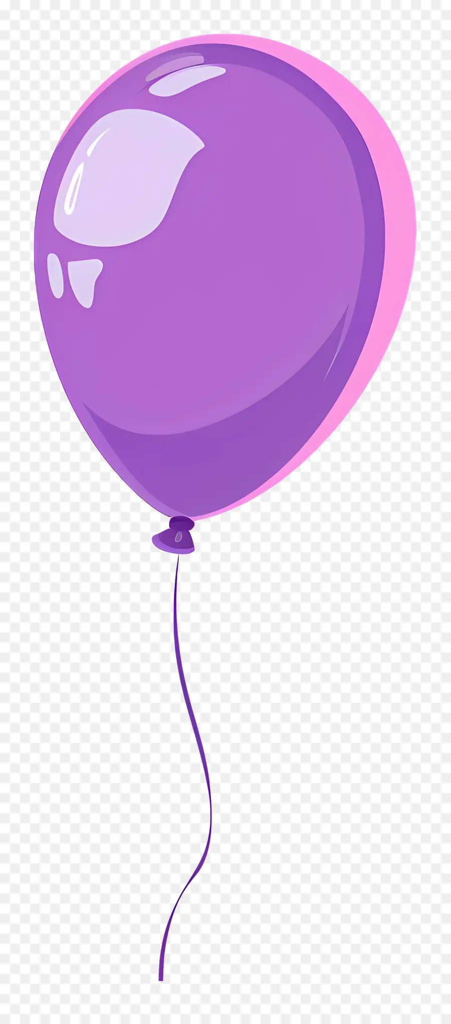 Tek Balon，Mor Balon PNG