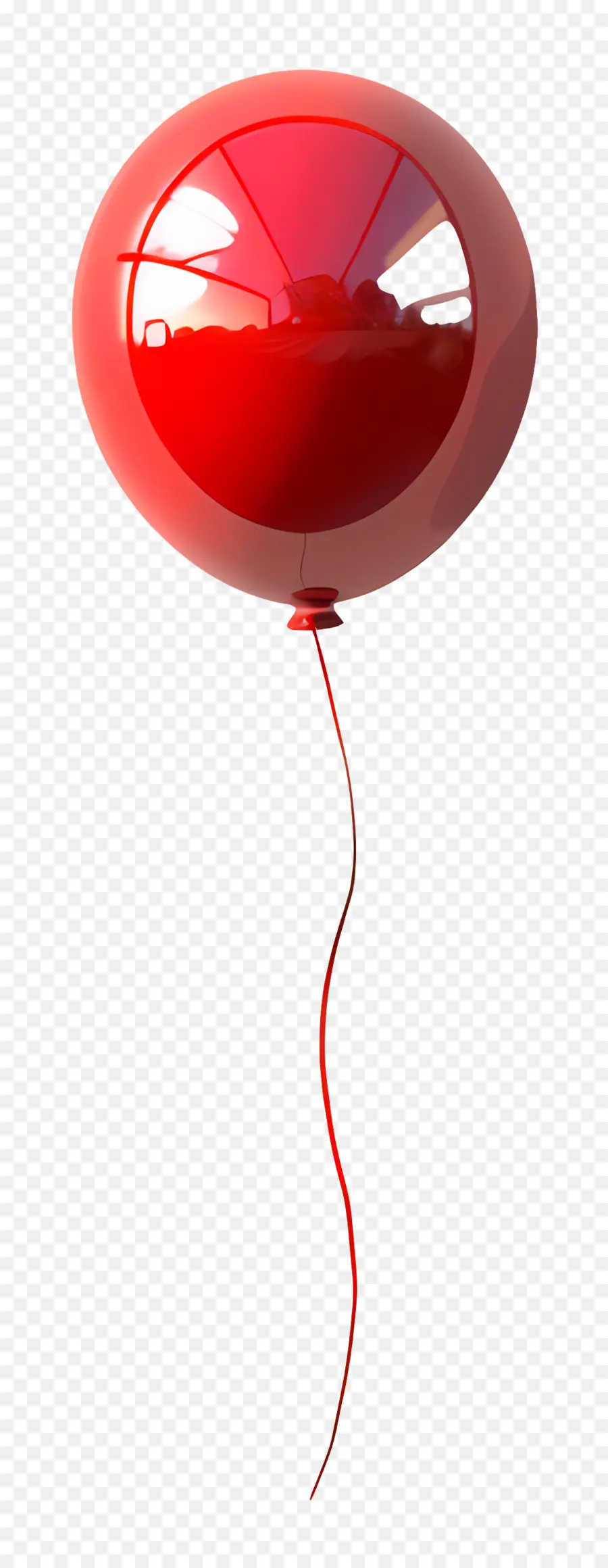 Tek Balon，Kırmızı Balon PNG