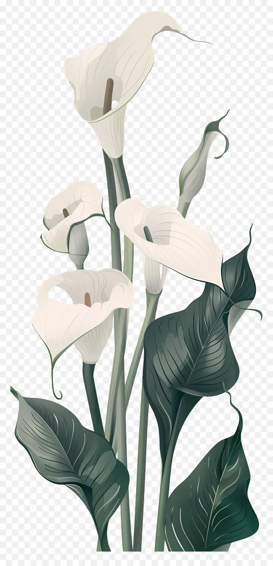 Calla Lily，Beyaz PNG