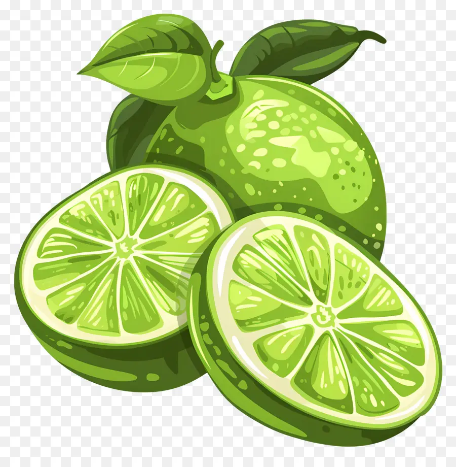 Yeşil Limon，Yeşil Limon Dilim PNG