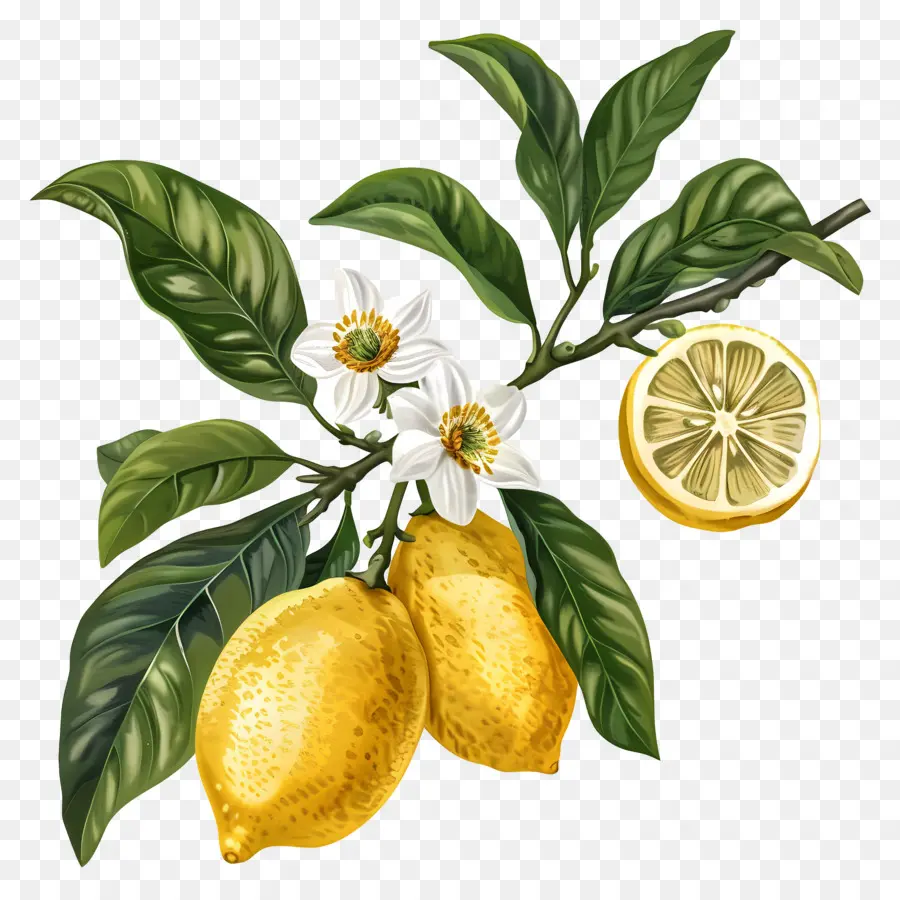 Limon Dalı，Limon PNG