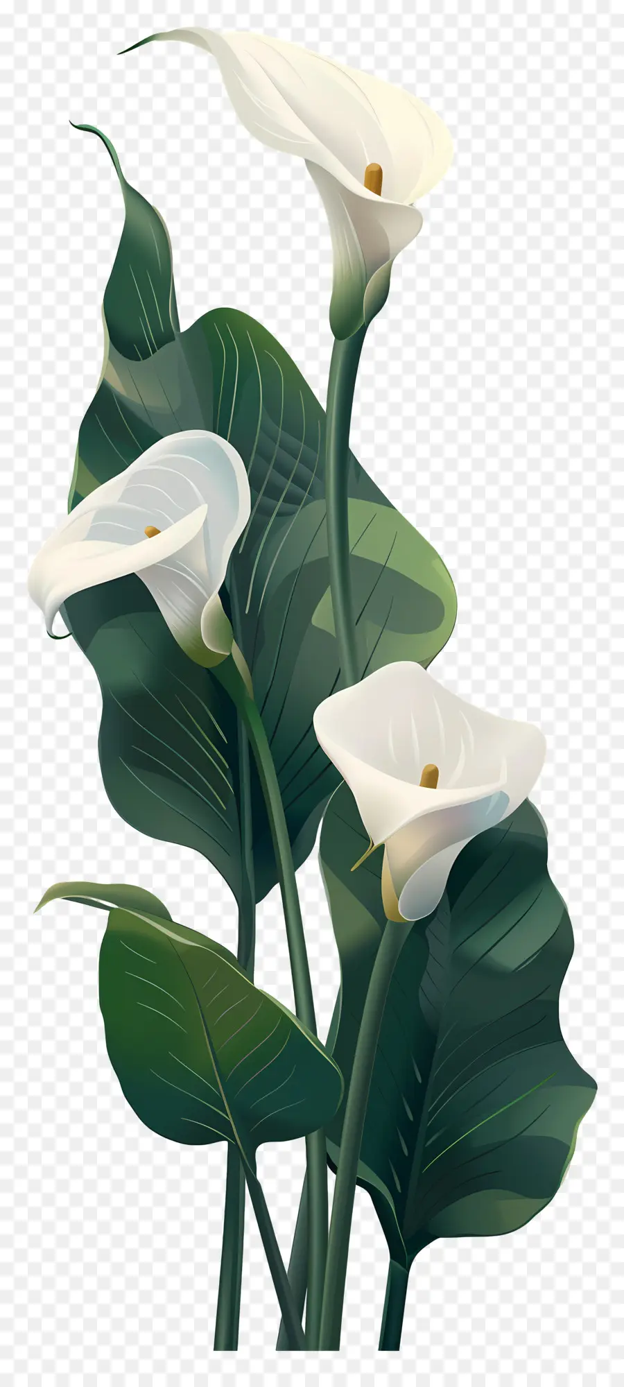 Calla Lily，Beyaz PNG