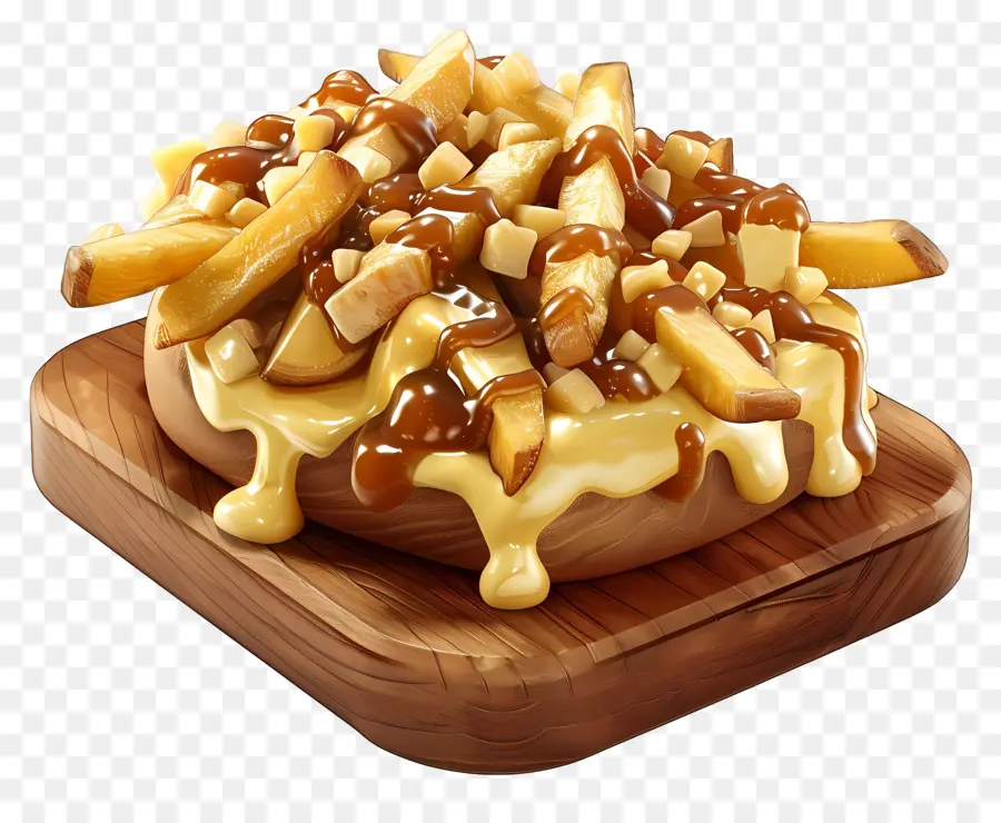 Putin，Peynirli Ve Soslu Poutine PNG