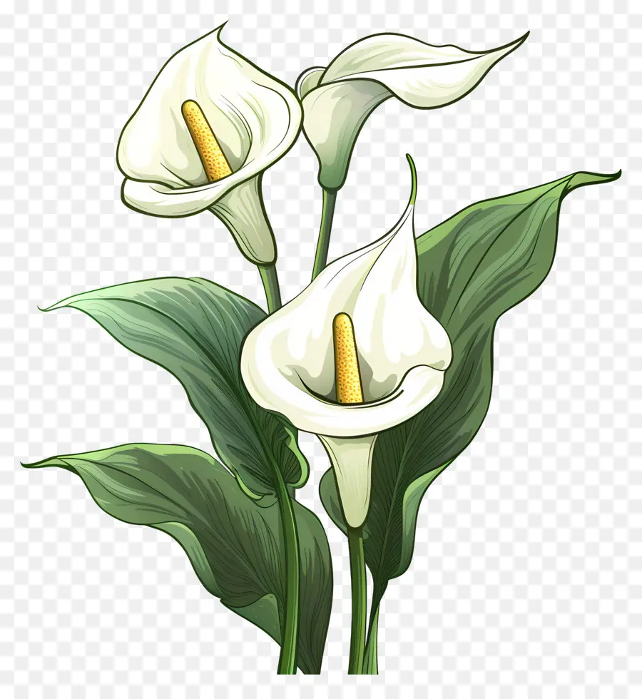 Calla Lily，Calla Zambakları PNG