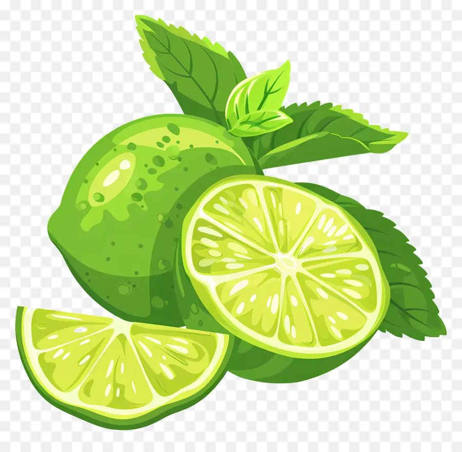 Yeşil Limon，Yeşil Limon Dilim PNG