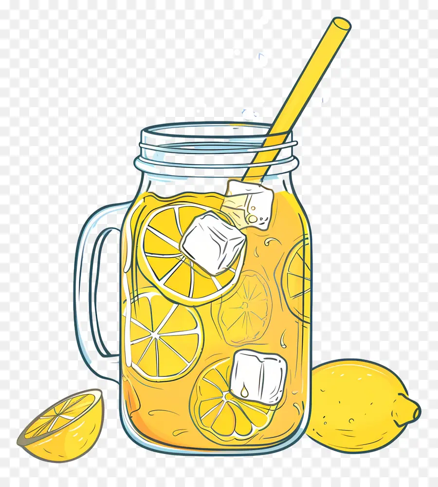 Limon Çayı，Kavanozda Limonata PNG