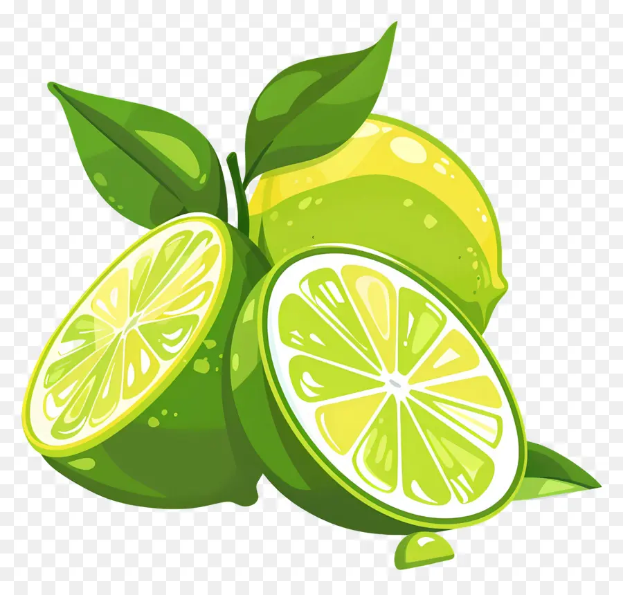 Yeşil Limon，Yeşil Limon Dilim PNG