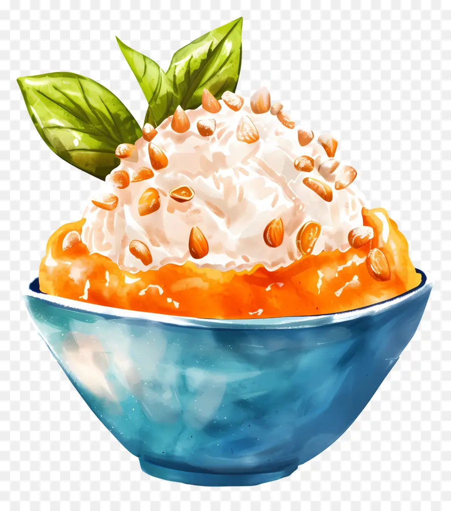 Buz Bingsu，Portakal Tatlısı PNG