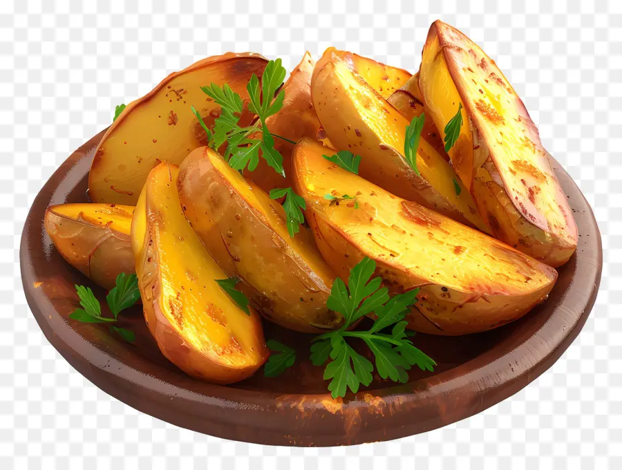 Patates Dilimleri，Baharatlı Patates Dilimleri PNG