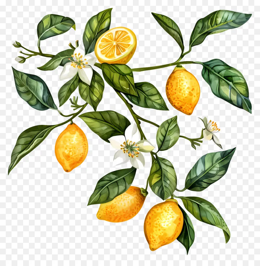 Limon Dalı，Limon PNG