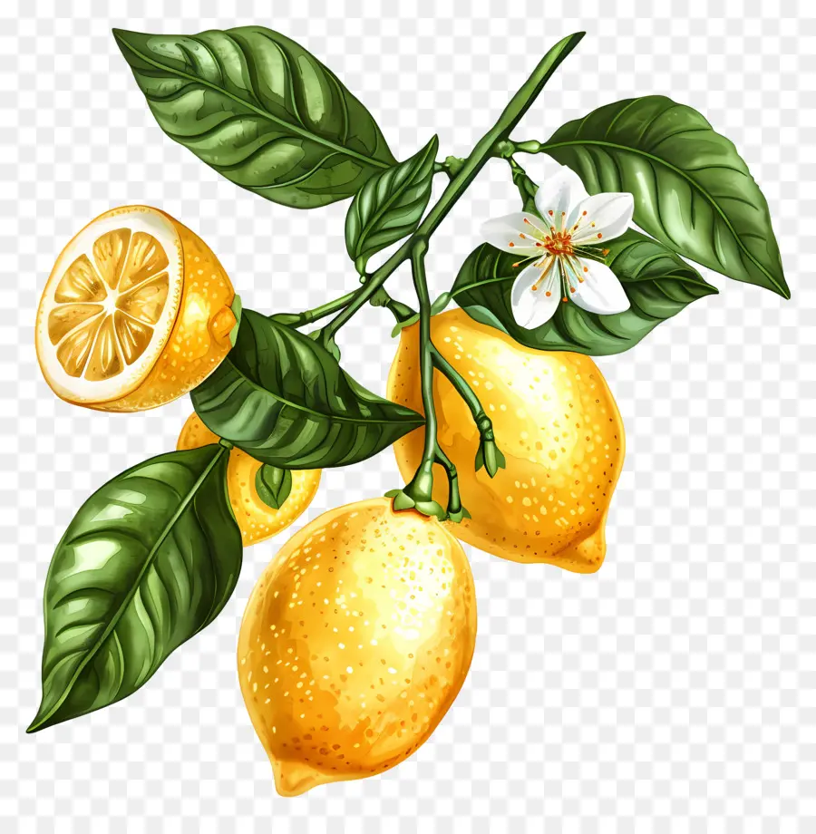 Limon Dalı，Limon PNG