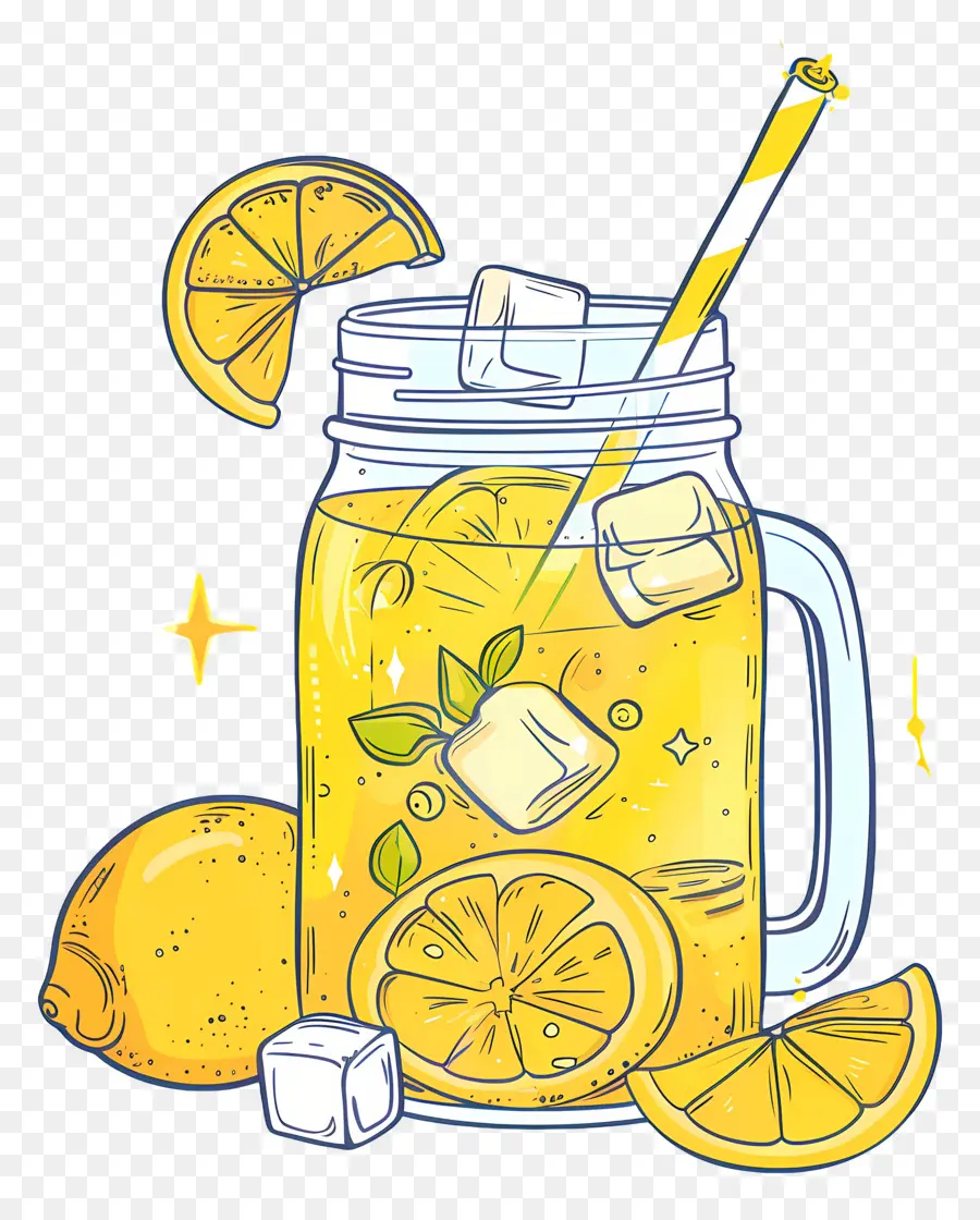 Limon Çayı，Kavanozda Limonata PNG