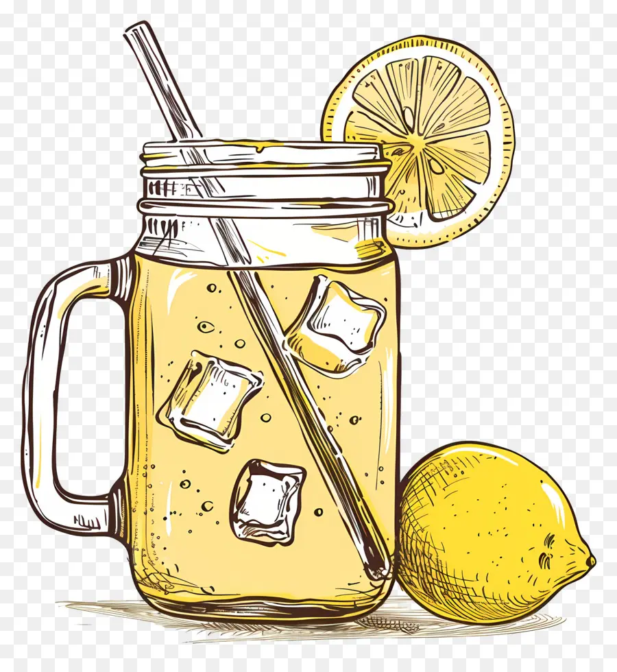 Limon Çayı，Kavanozda Limonata PNG