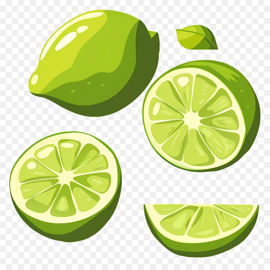 Yeşil Limon，Yeşil Limon Dilim PNG