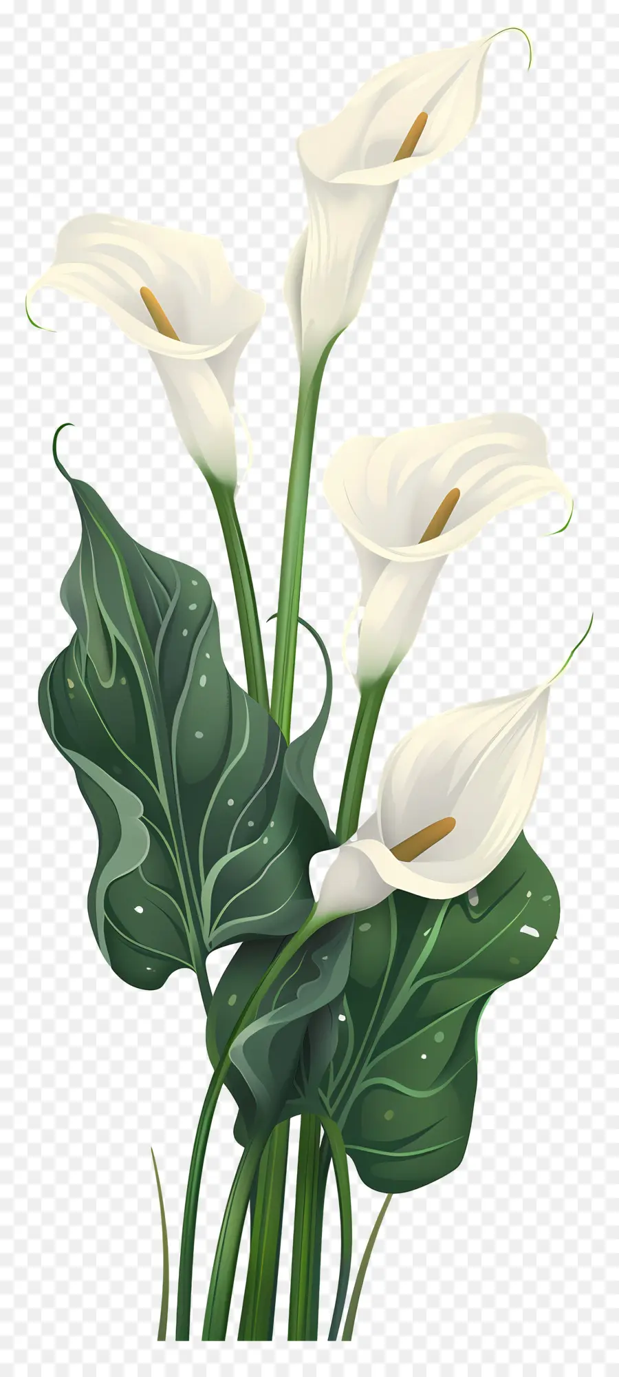 Calla Lily，Beyaz PNG