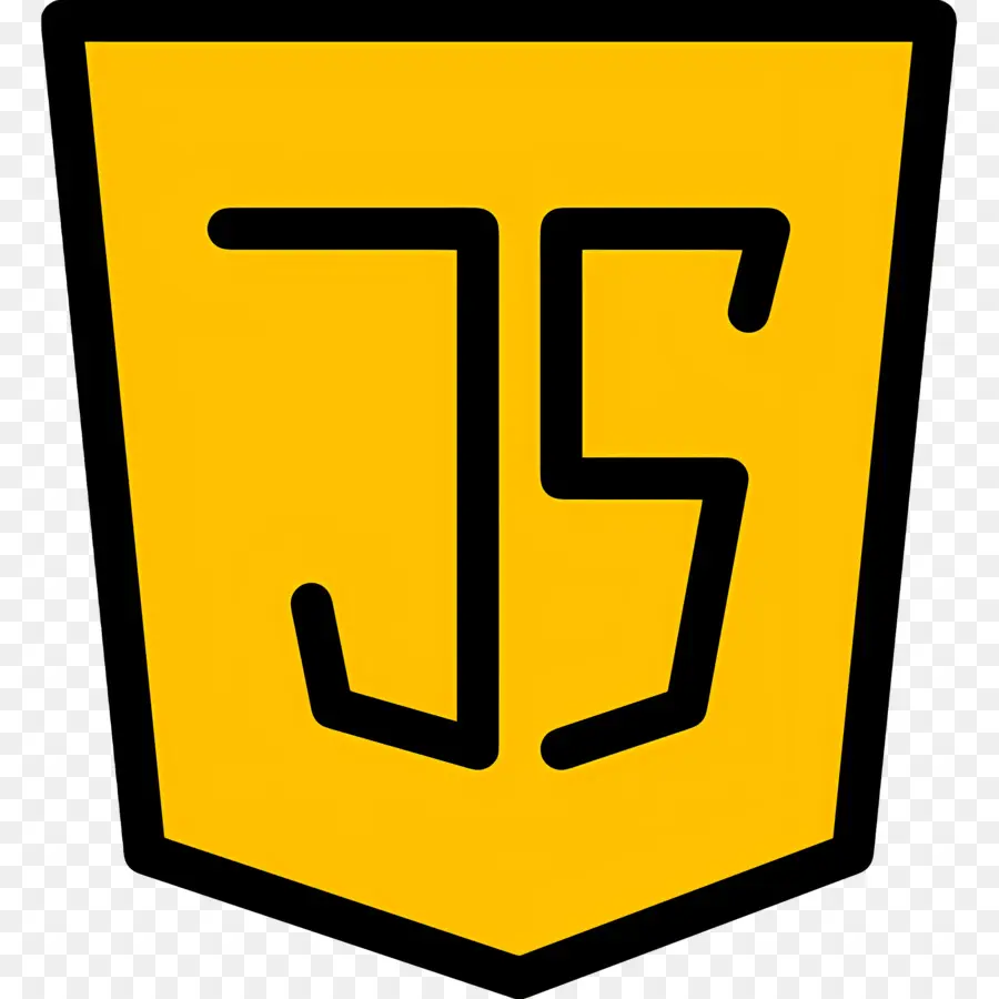 Javascript Logosu，Javascript Logosu Sarı PNG