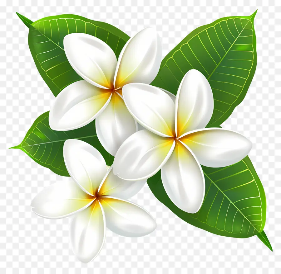 Frangipani Çiçeği，Plumeria Buketi PNG