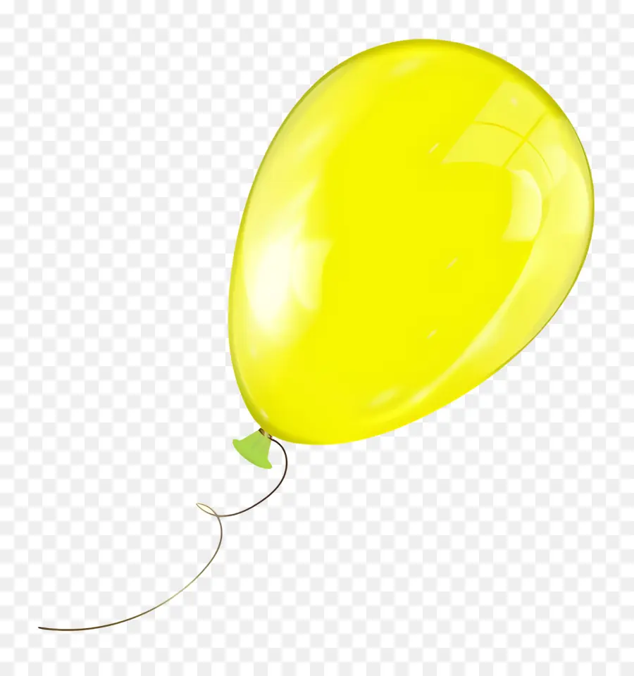 Tek Balon，Sarı Balon PNG