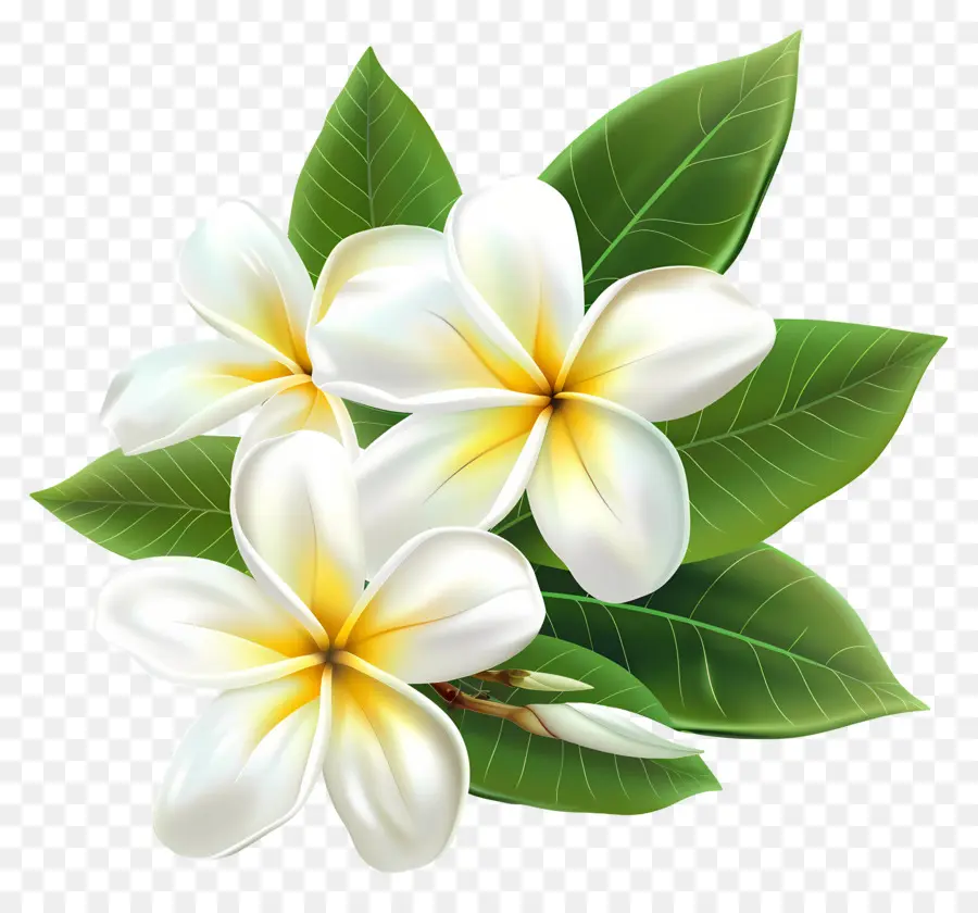 Frangipani Çiçeği，Plumeria'nın çiçekleri PNG