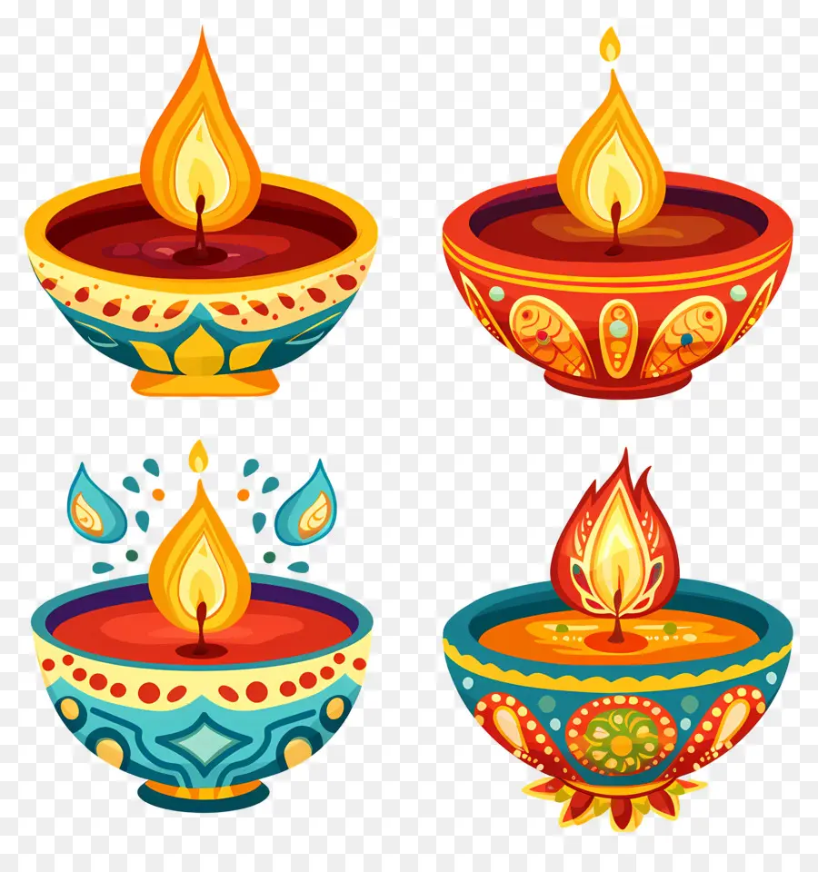 Diwali Mumu，Dekoratif Dia PNG