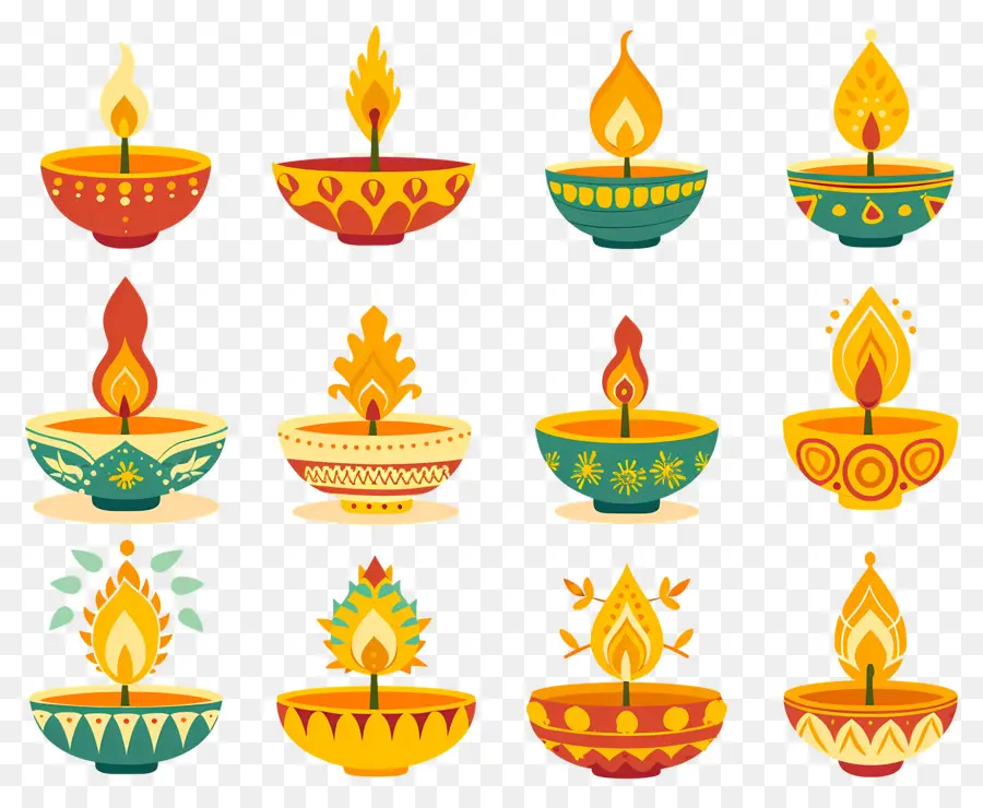 Diwali Mumu，Renkli Dia PNG