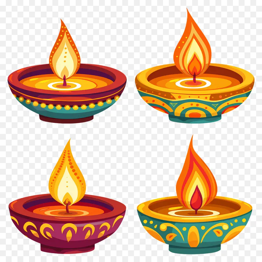 Diwali Mumu，Dekoratif Dia PNG