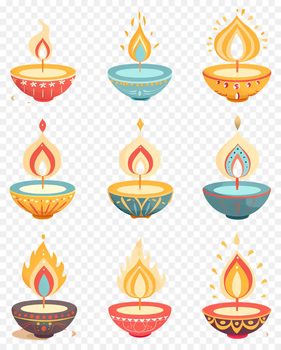 Diwali Mumu，Renkli Dia PNG