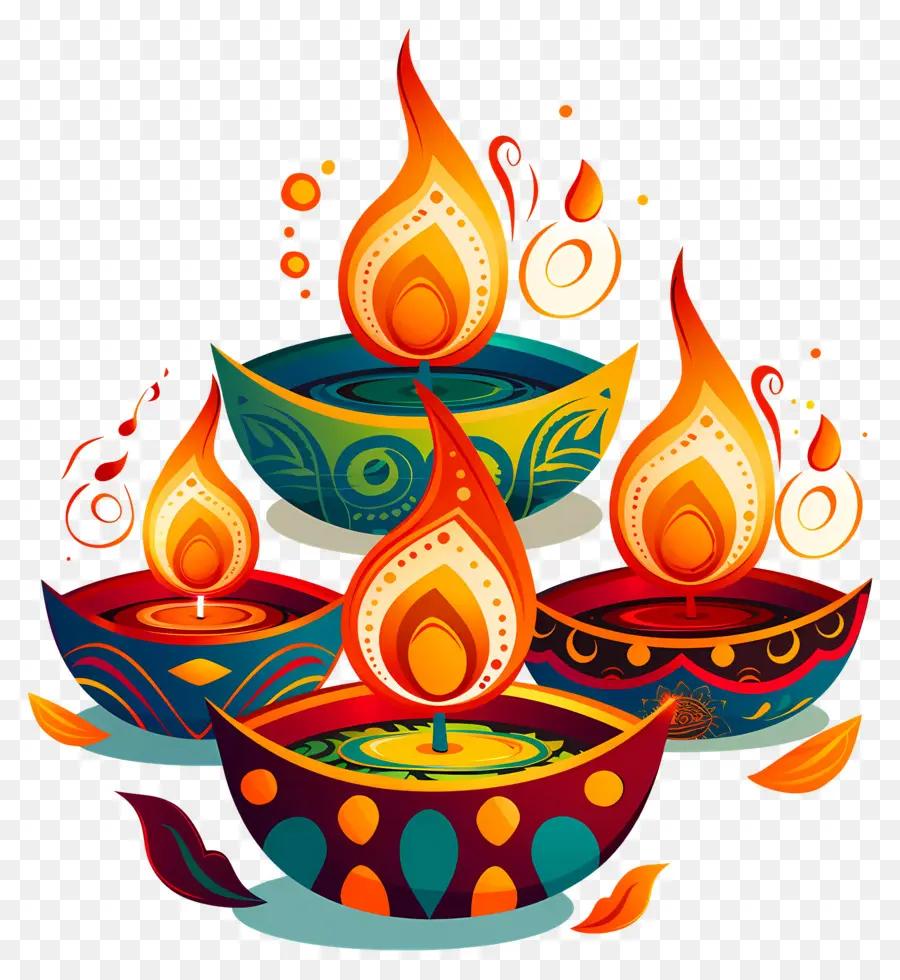 Diwali Mumu，Canlı Diyalar PNG